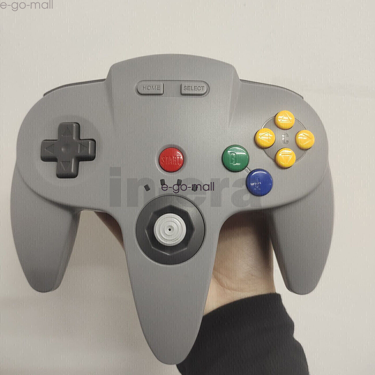 2.4G Wireless Switch Controller for Nintendo 64/Switch/PC Mac Window Rumble Pak