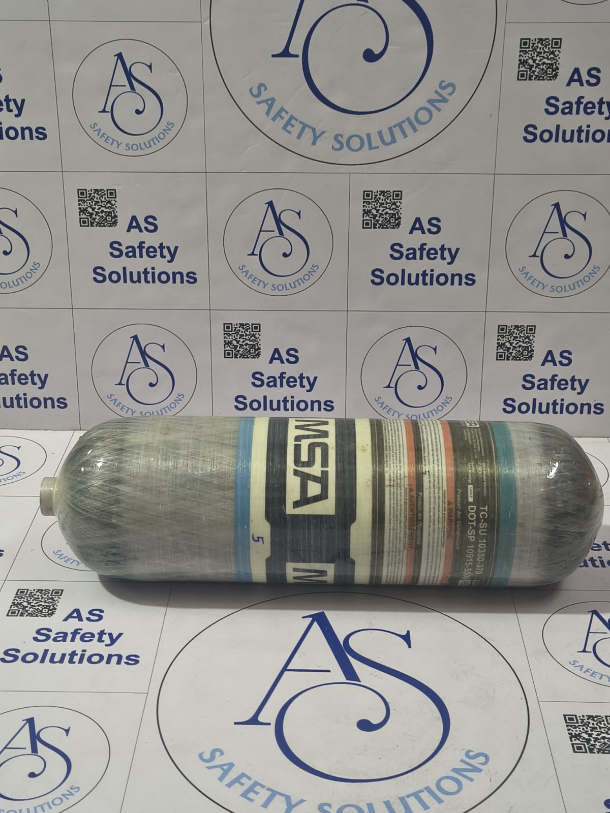 MSA composite SCBA breathing air cylinder without valve