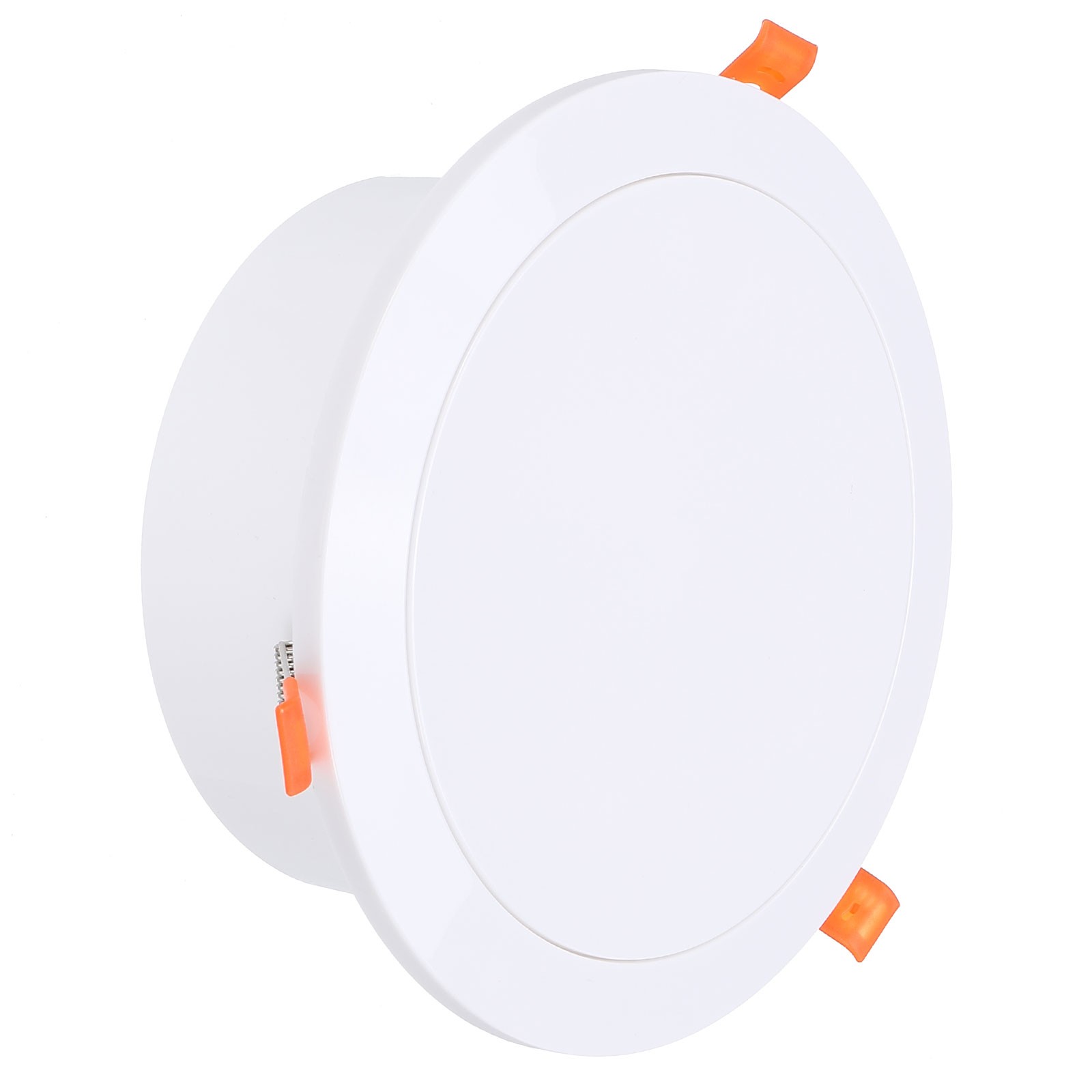 6 Inch Spring Round Air Vent, Adjustable Air Diffuser with Screen Mesh, White