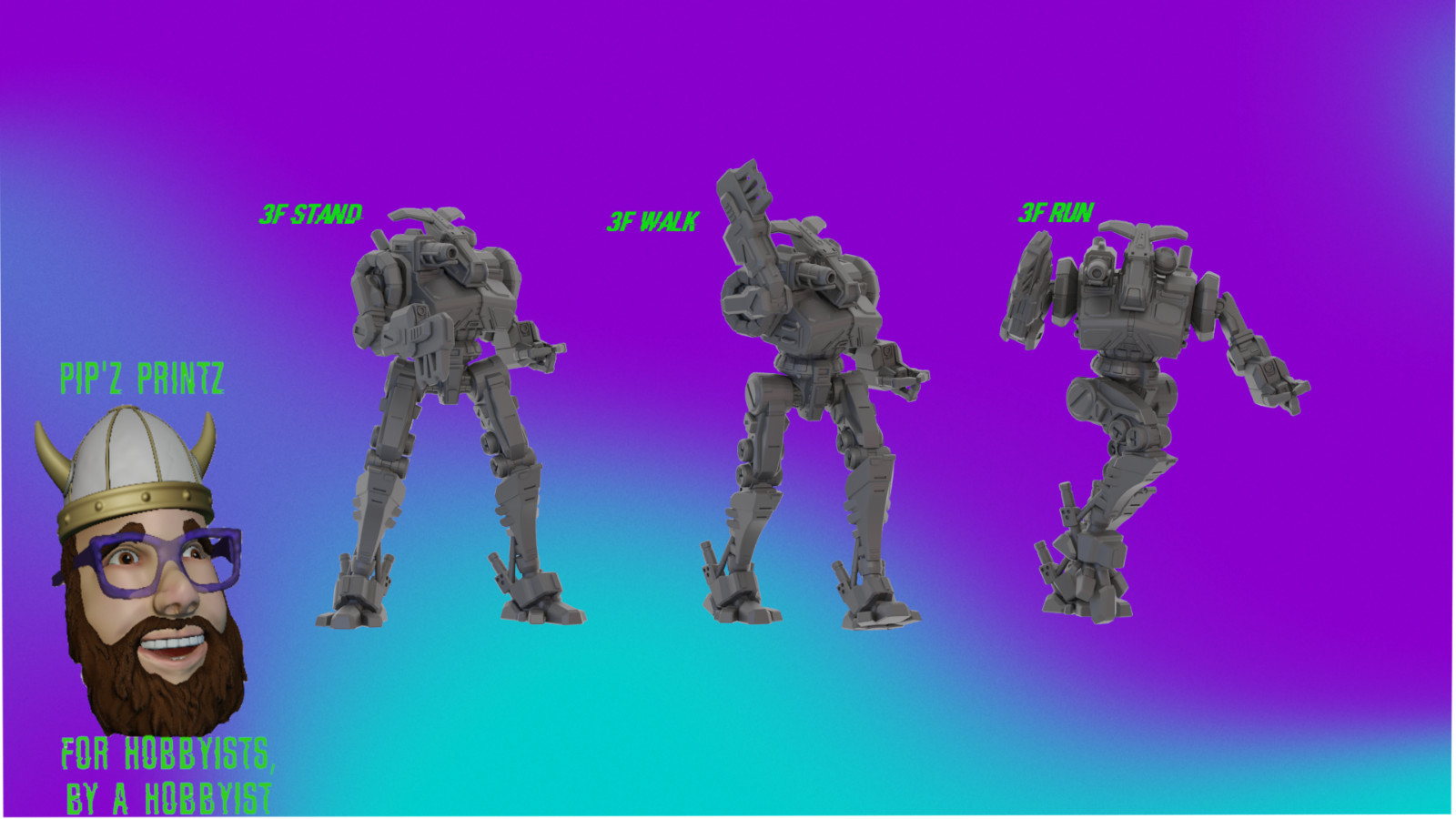 Hatchetman Alternate Mech Model For Battletech 6mm-10mm-15mm RLWS