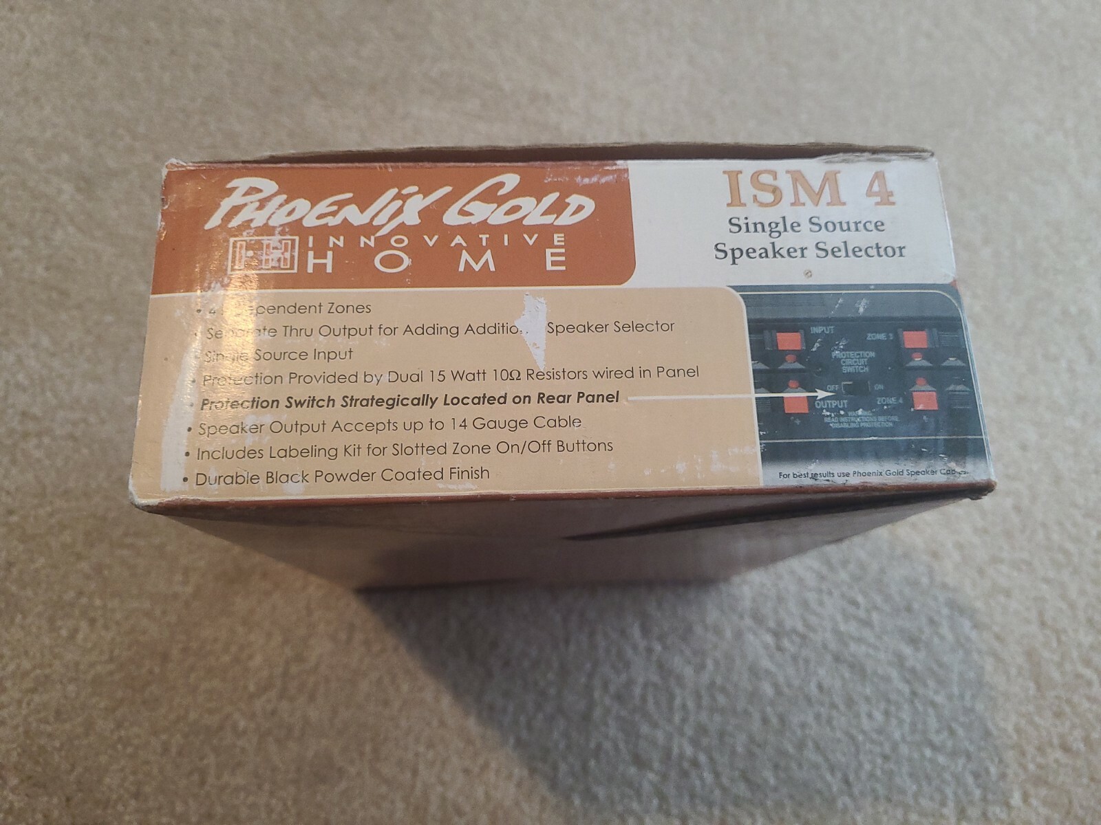 Phoenix Gold Innovative Home ISM 4 Single Source Speaker Selector NOS