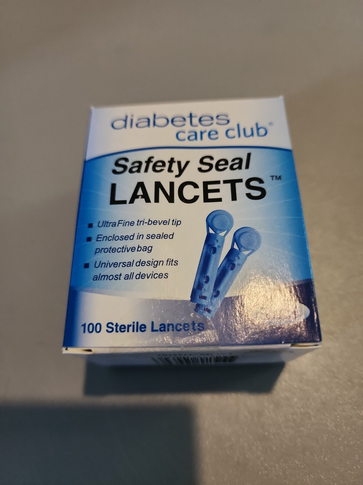(4) BOX LOT OF NEW Diabetes Care Club LANCETS WITH 100 STERILE LANCETS Each