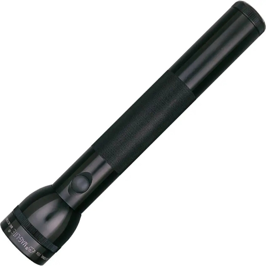 MagLite S3D015 Maglite Heavy-Duty Incandescent 3-Cell D Flashlight Black