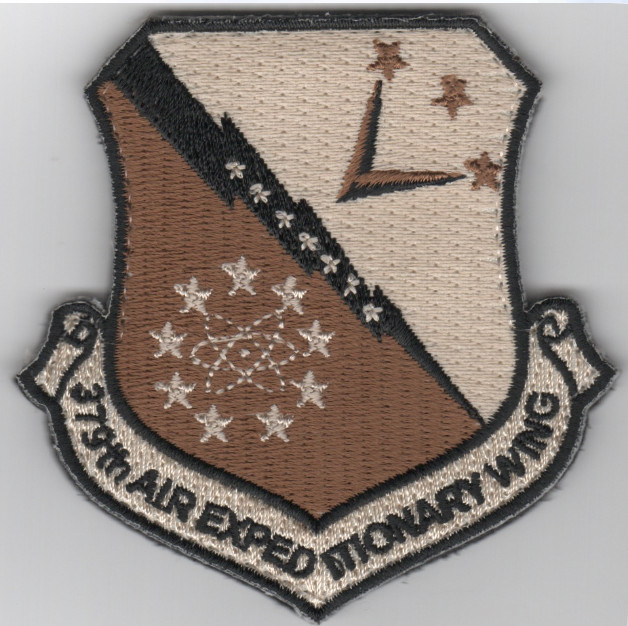 3" AIR FORCE 379TH AIR EXPEDITIONARY WING EMBROIDERED PATCH