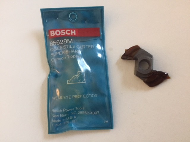 Bosch 85628M 1-39/64 Inch Diameter 17/64 Inch Cut Ogee Stile Cutter Router Bit