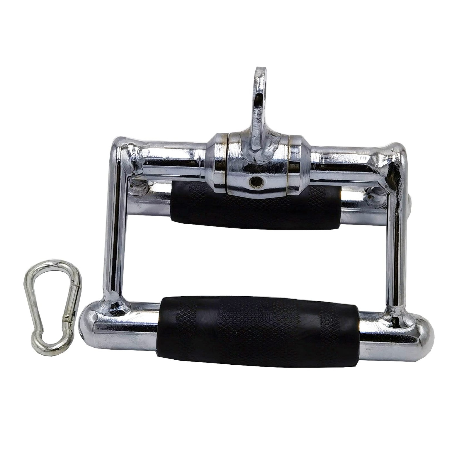 LAT Pull Down Bar, Strength Training Deluxe Single Double D Handle Tricep Rop...