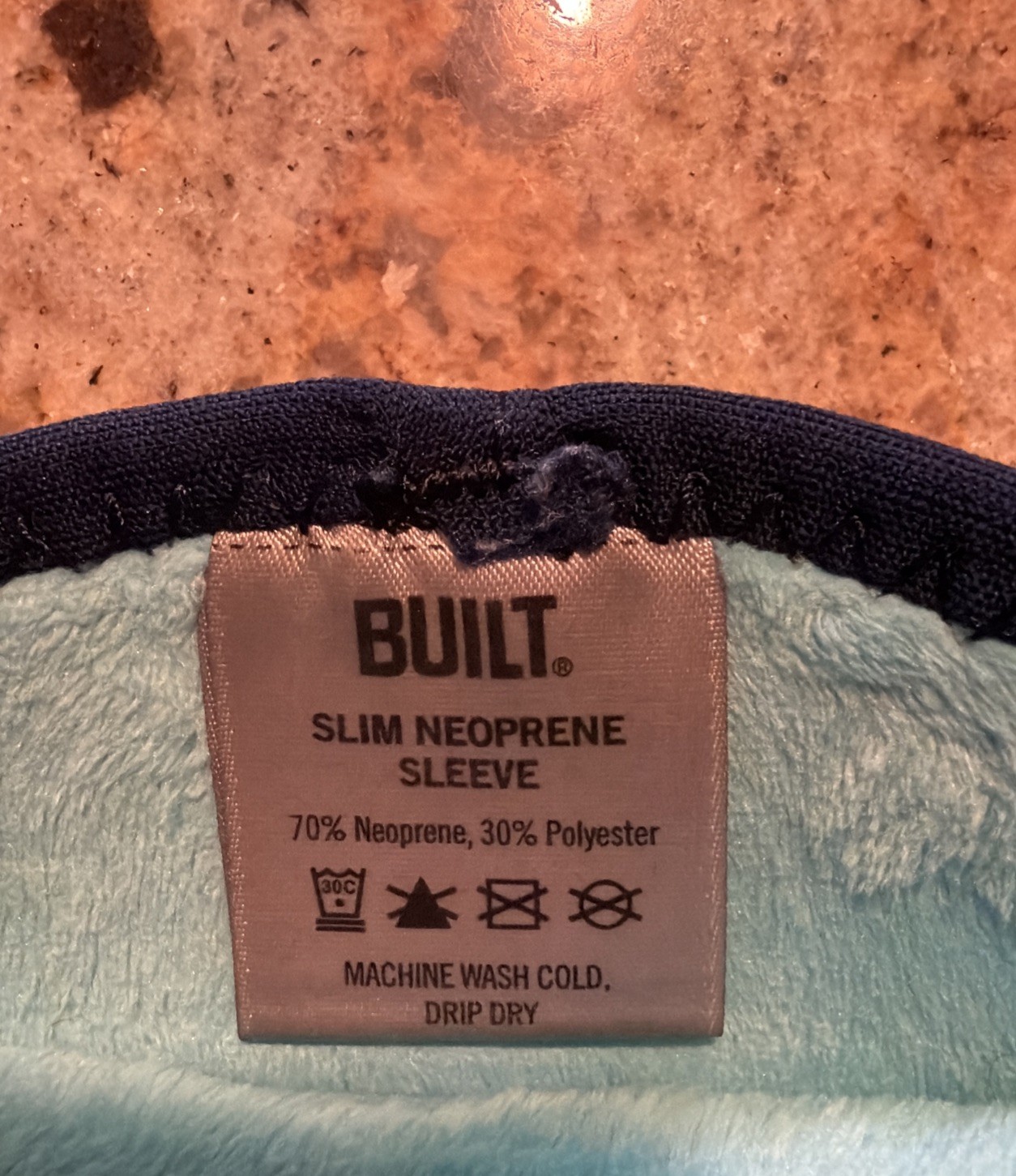 built neoprene sleeve