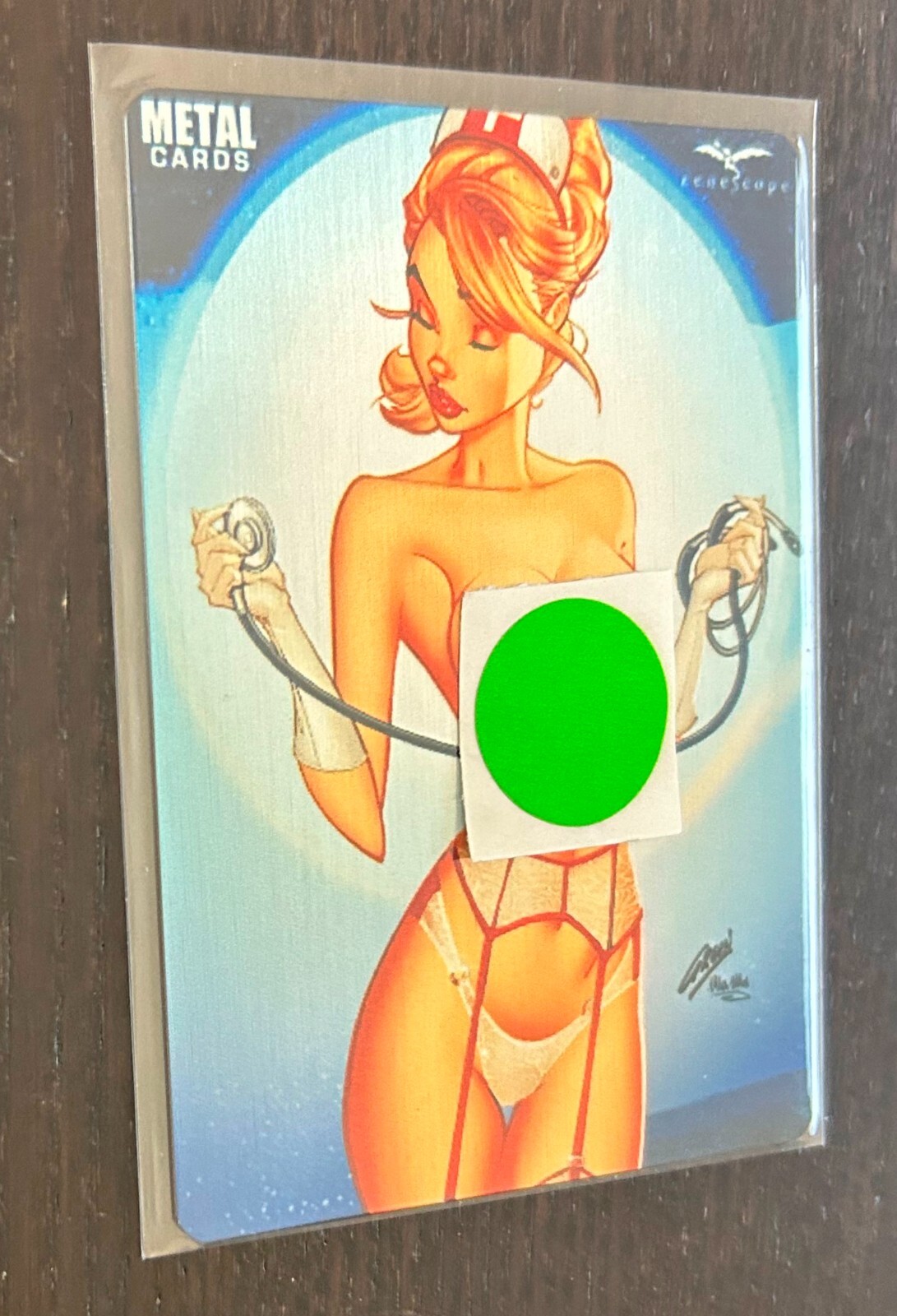 ZENESCOPE METALLIC CARD (41) -- Nurse (Naughty) -- Bad Girl Metal Card Ltd