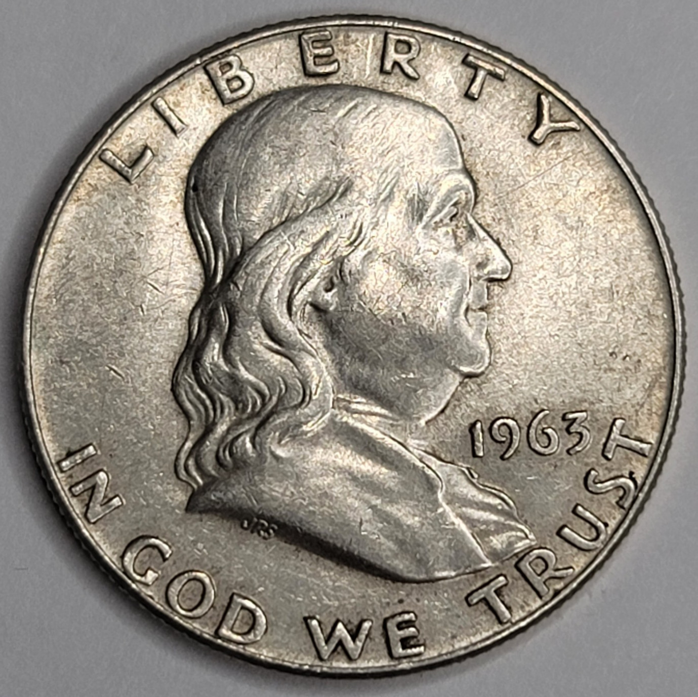 1963 D 90% Franklin Half Dollar 90% Silver