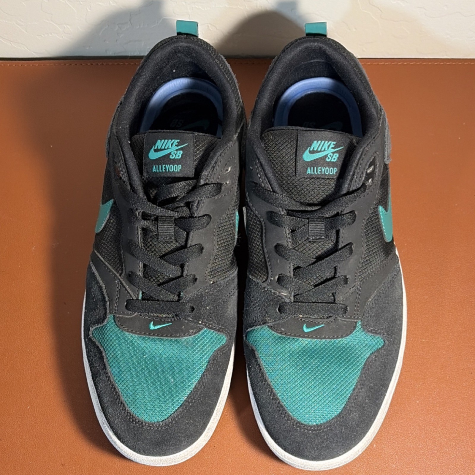 Nike SB Alleyoop Black Teal Men's Skateboarding Shoes Black Nike SB Alleyoop