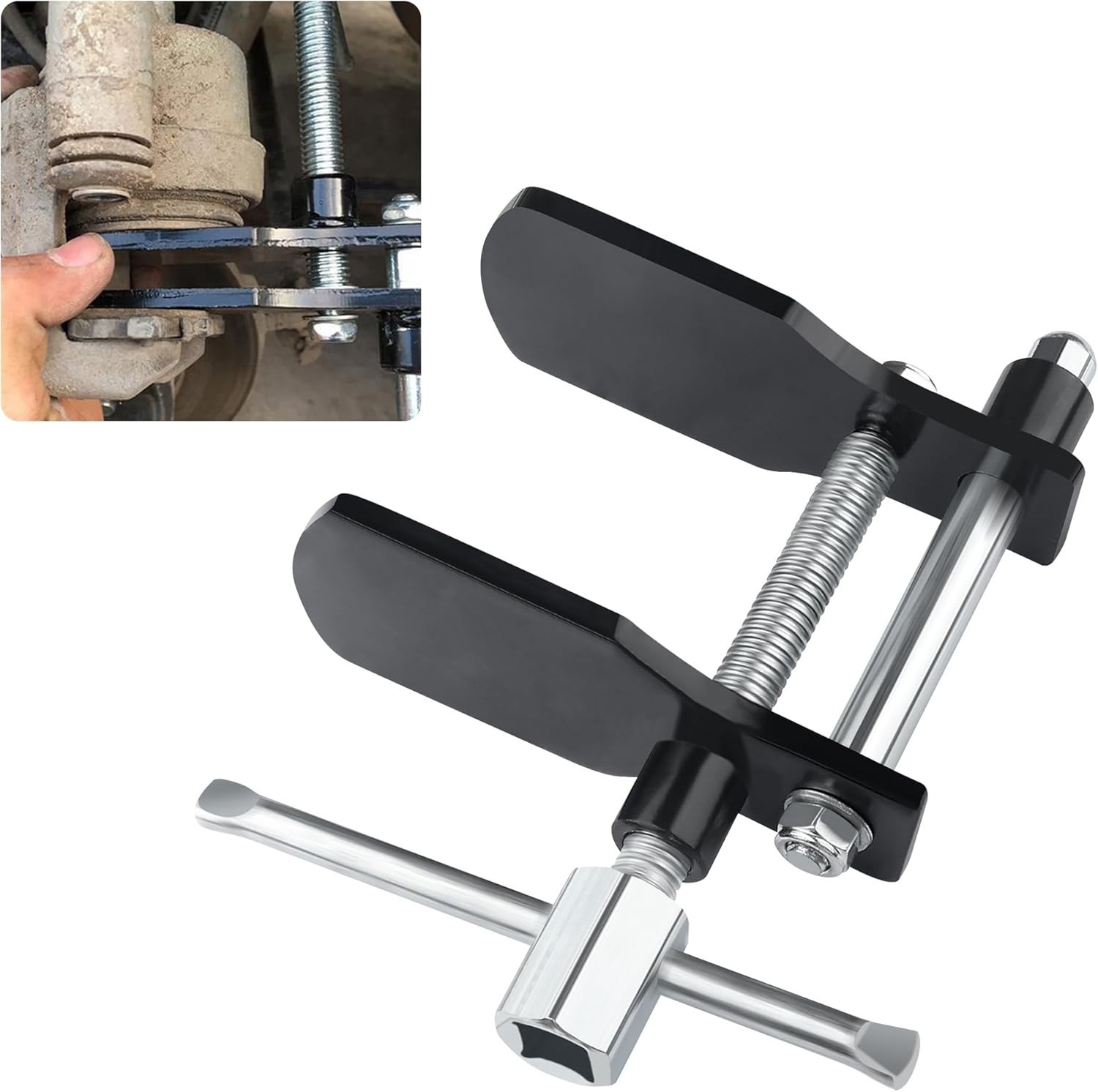 Brake Caliper Compression Tool - Heavy Duty Disc Brake Pad Spreader Tool for Bra