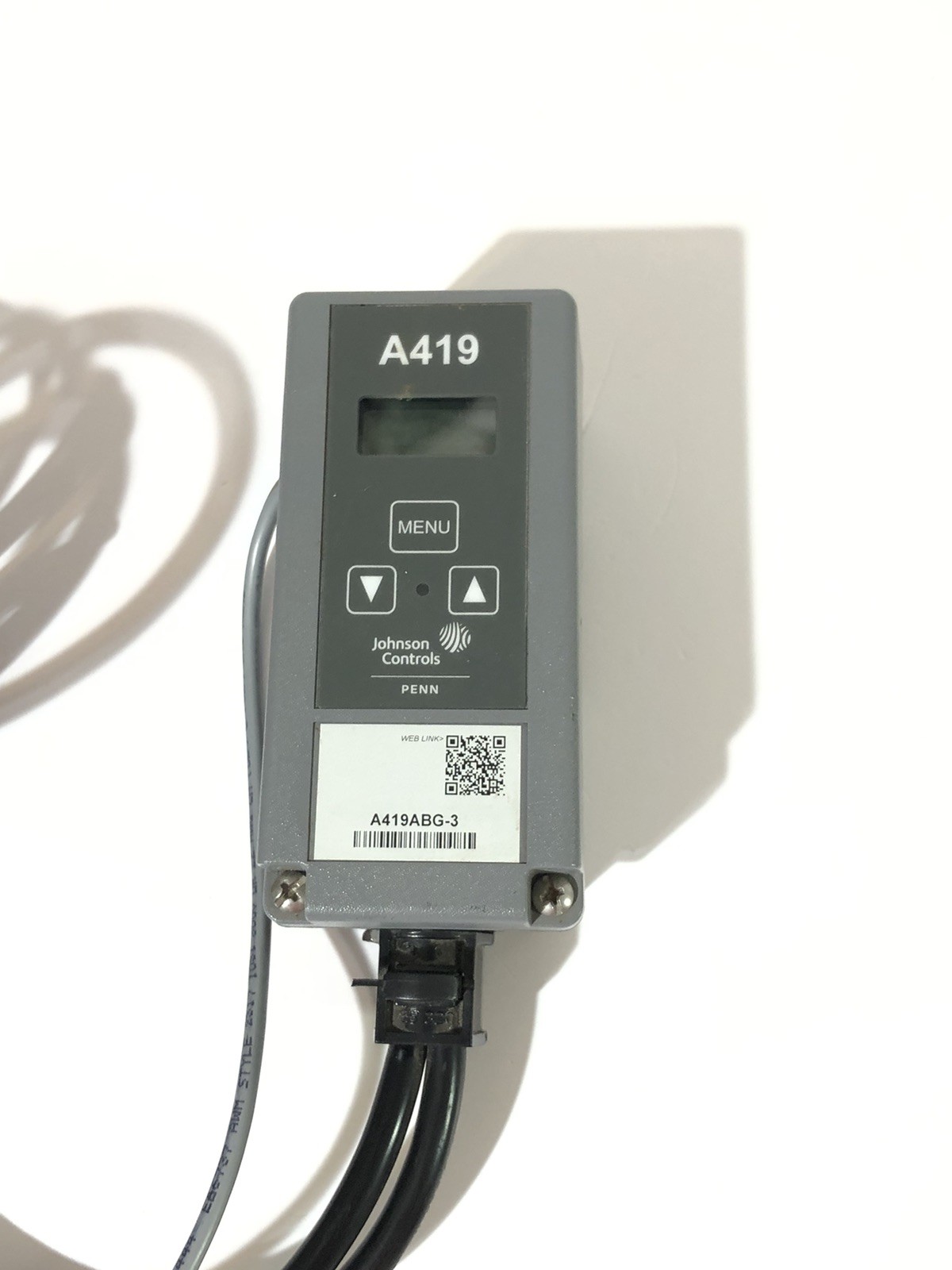Penn Johnson Controls A419 Electronic Temperature Controller W Sensor/Power Cord