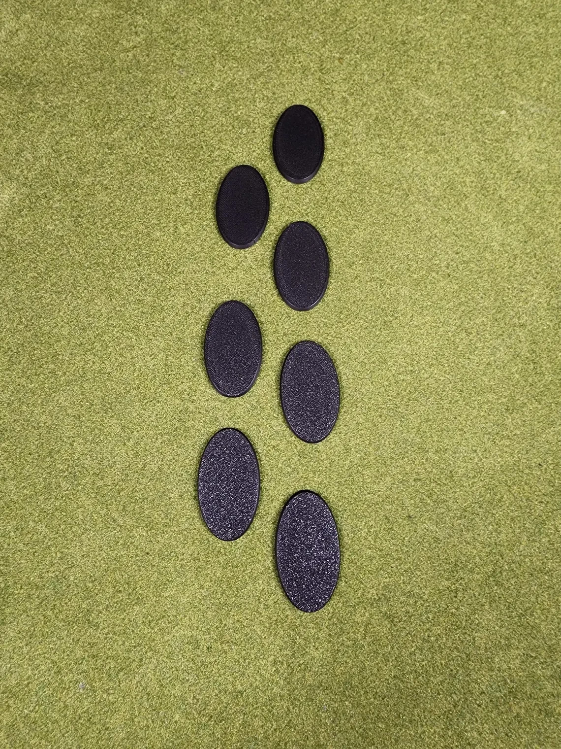60x35mm Oval Bases - Plain Beveled Bases - Wargaming Old School Bases