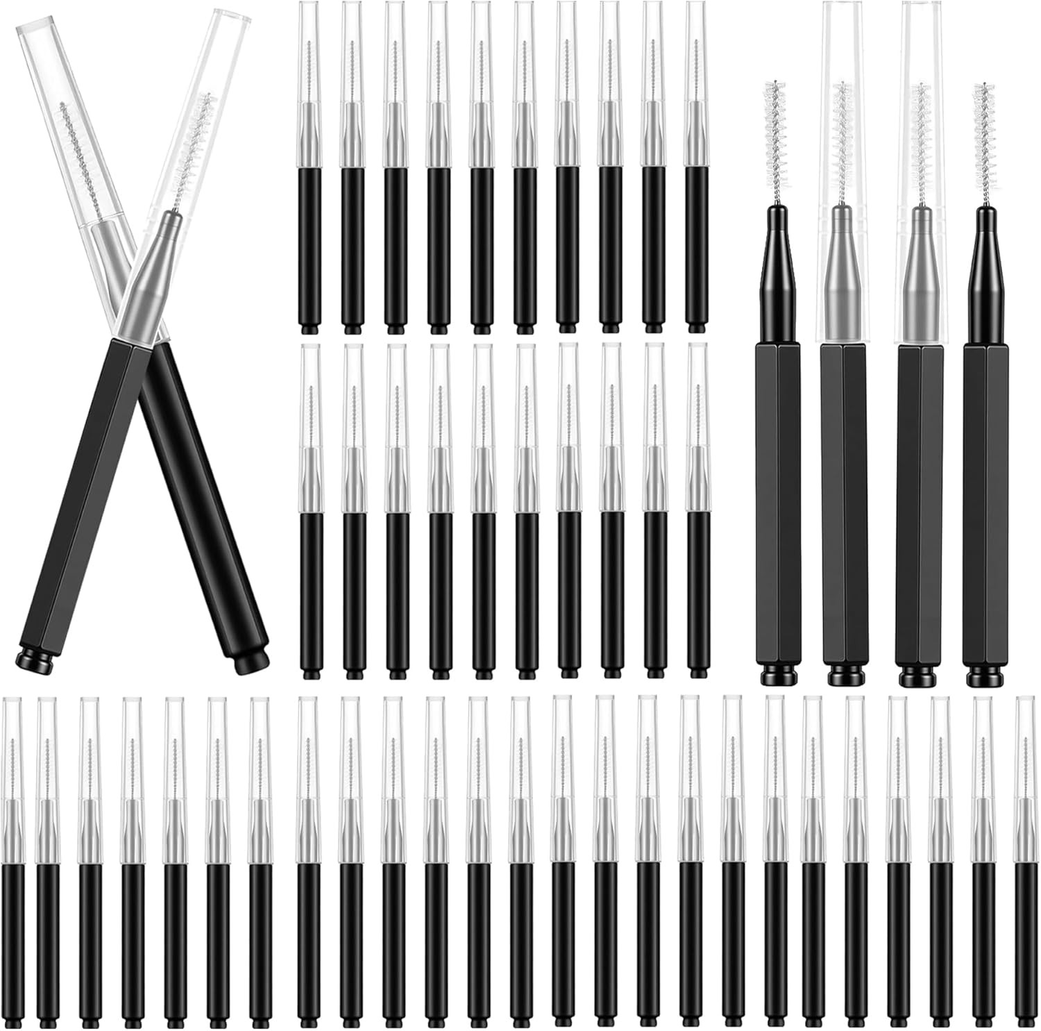Micro Eyebrow Brush with , Spoolie Lash b, Lift Tools for Brow &