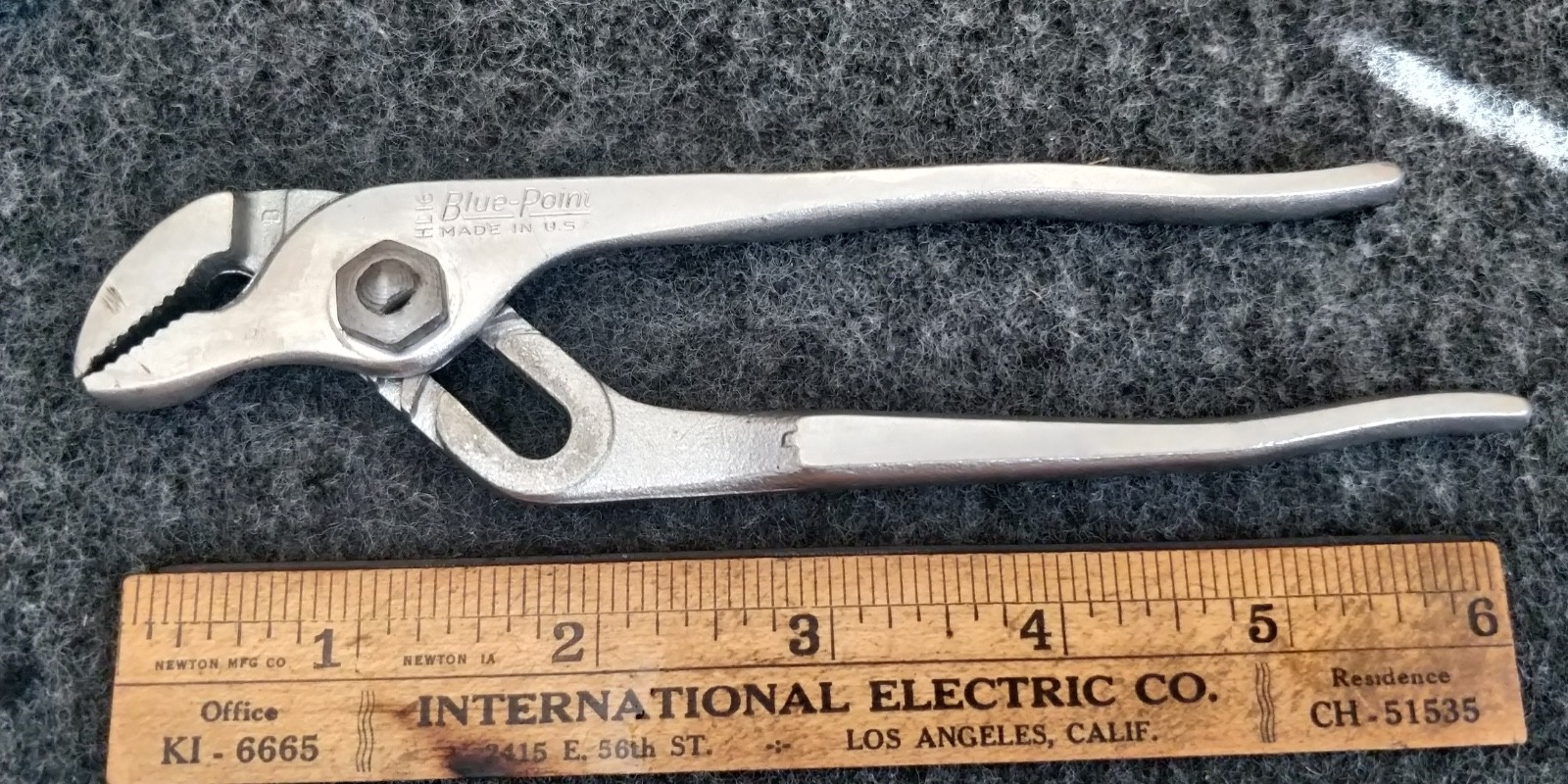 BLUE POINT by SNAP ON USA HL16 Tongue And Groove Adjustable Pliers