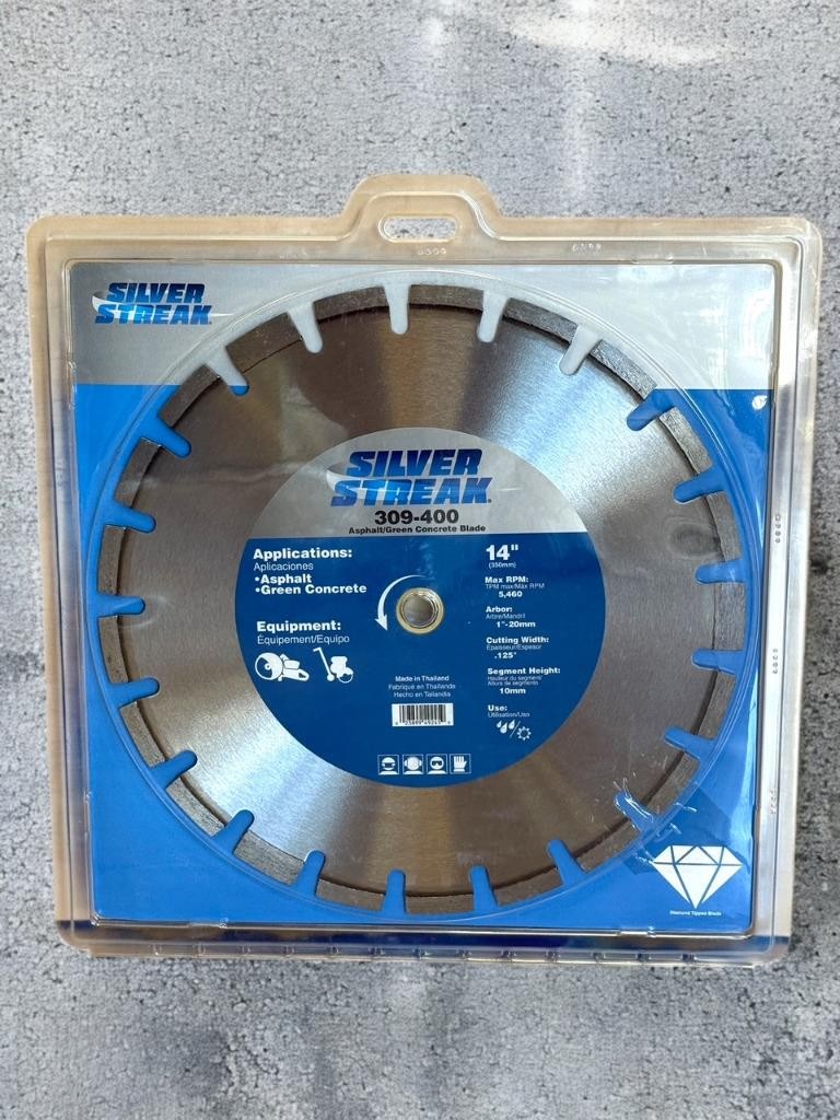 NEW 14' Diameter Asphalt/Green Concrete Blade For Hi-Speed Power Saws 309-400