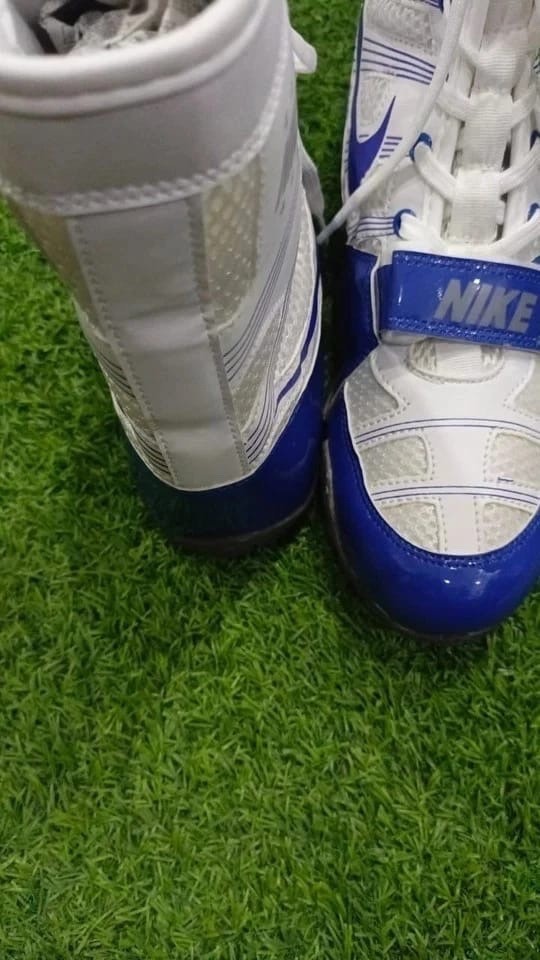 Nike Hyper KO White & Blue Boxing Shoes for Men in All Sizes