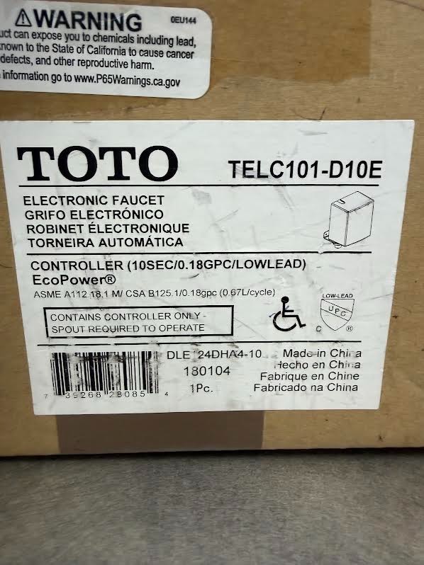TOTO TELC101-D10E EcoPower Electronic Faucet Controller 10 sec