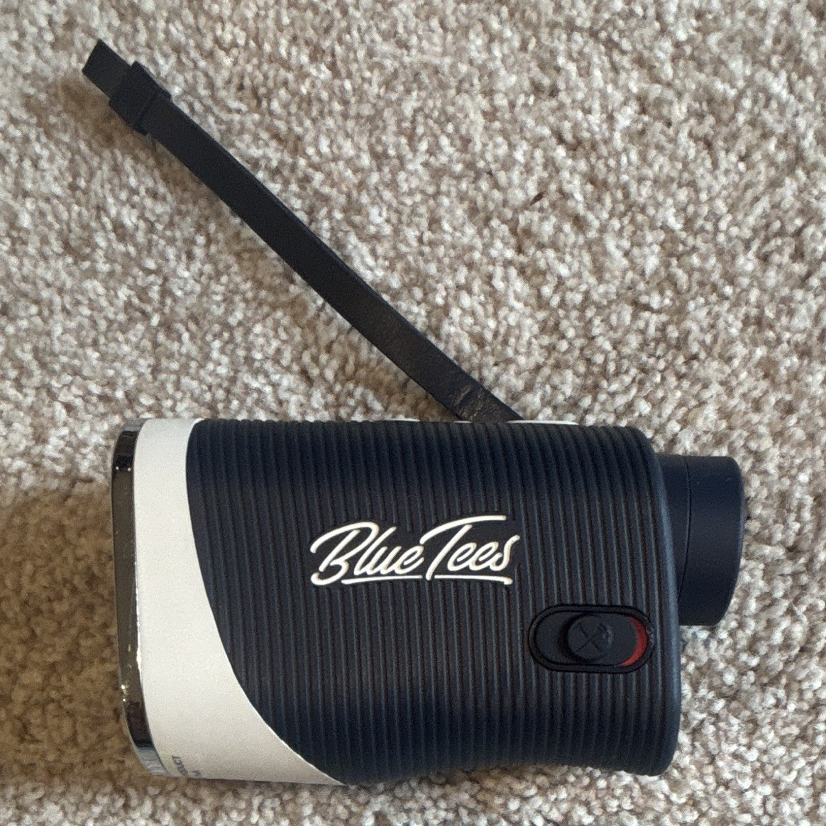 Blue Tees 3 Max+ Golf Laser Rangefinder 900 Yards 7x Jolt Black/White