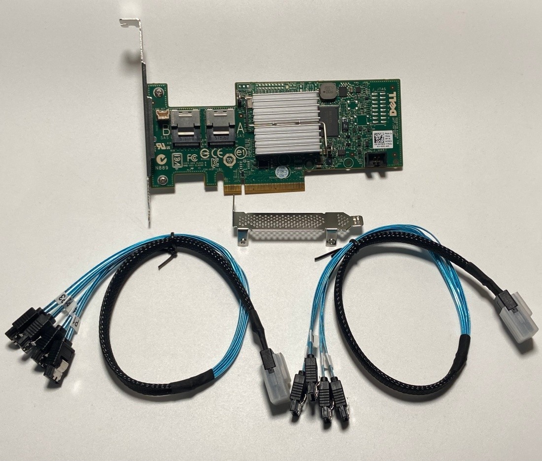 Dell H200 6Gbps HBA LSI 9210-8i P20 IT Mode ZFS FreeNAS unRAID W 2*SFF-8087 SATA