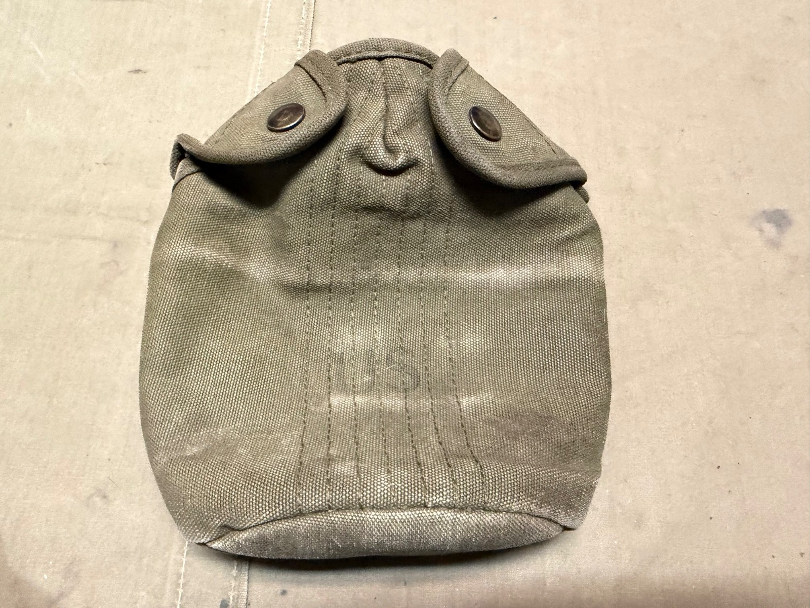 ORIGINAL VIETNAM WAR US ARMY M1956 CANTEEN COVER-DATED 1963