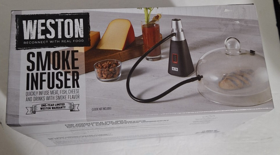 Weston Smoke Infuser For Meat Fish Cheese and Drinks with Smoke Flavor 41-0801-W