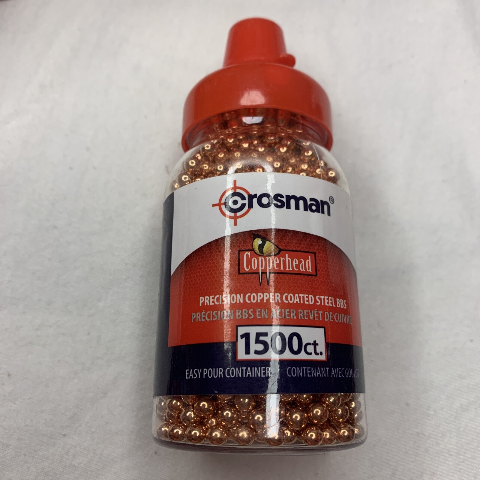 BEST VALUE LOT OF 32-Copperhead 4.5Mm Copper Coated BBs in Ez-Pour Bottle 1500ct