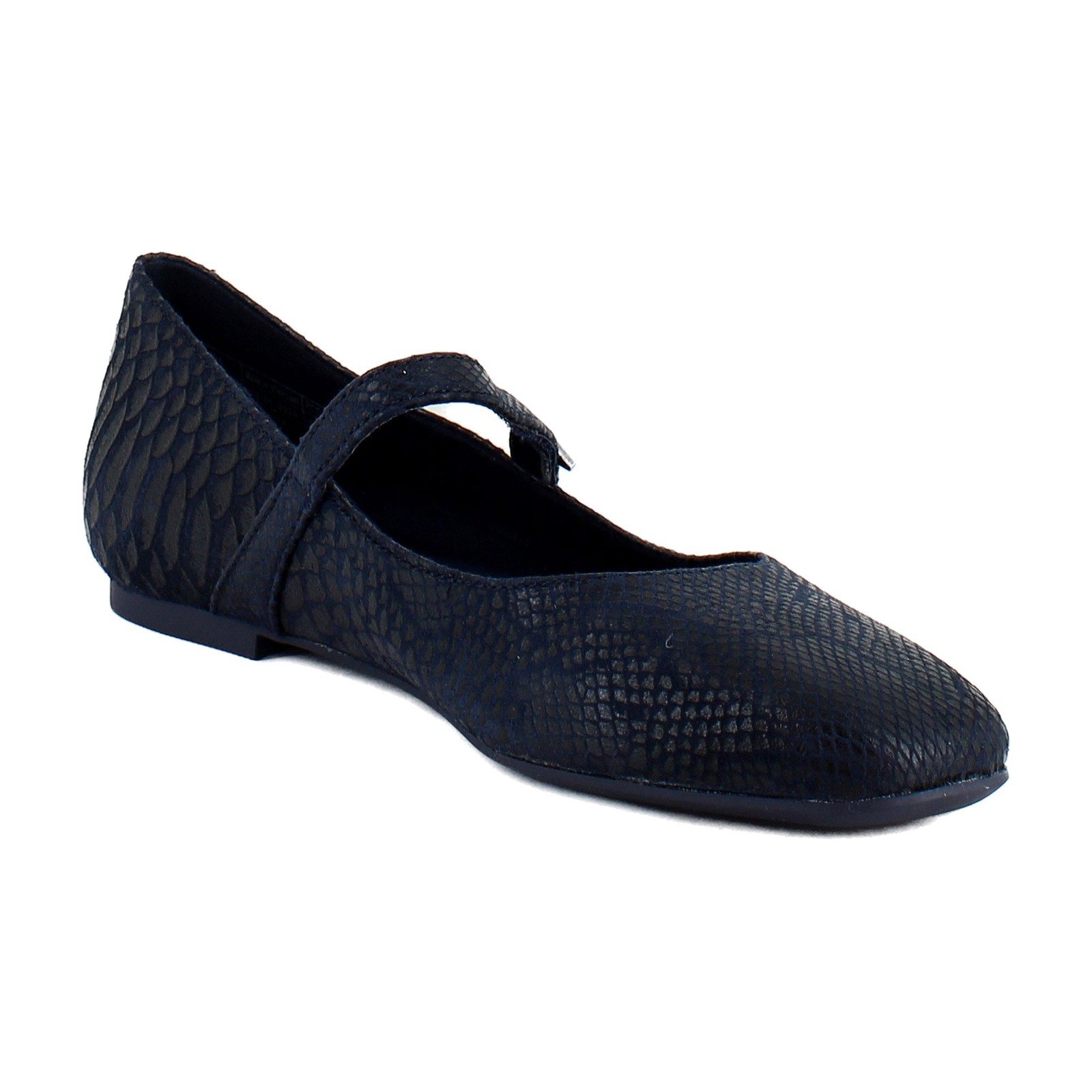 Vionic Alameda Womens Flats Navy Snake