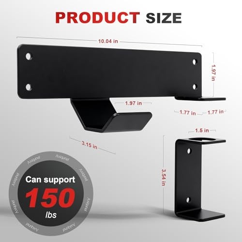 Jack Stand Wall Mount Rack Organizer, Heavy Duty Hydraulic Trolley Jack