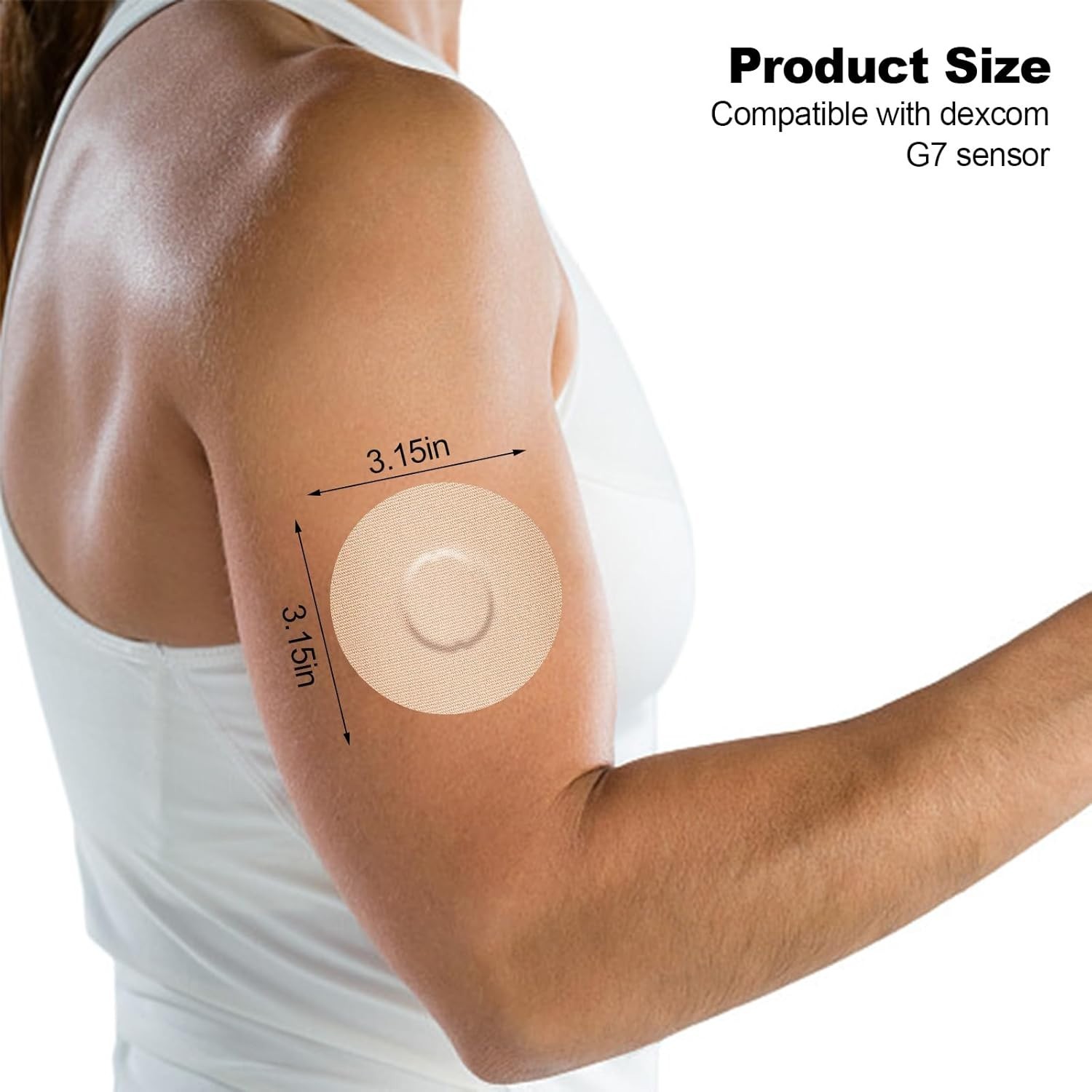 Dexcom G7 Adhesive Patches Waterproof 20 Pack Dexcom Overpatch for G7 Flexible