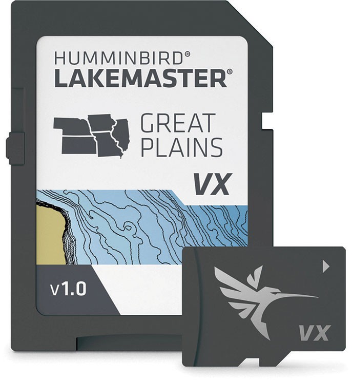 Humminbird 601003-1 LakeMaster VX Great Plains V1 Map SD Card for Fish Finders