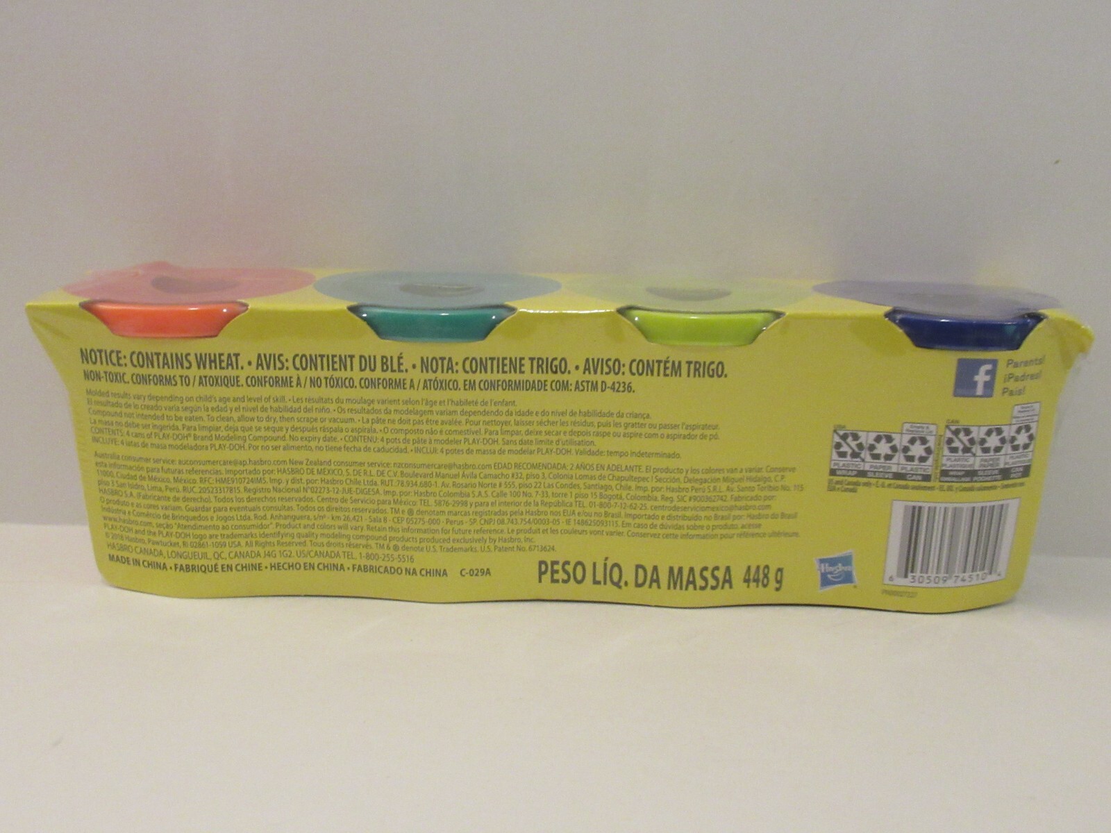 Play-Doh Modeling Compound 4 Pack - Hasbro - Sealed