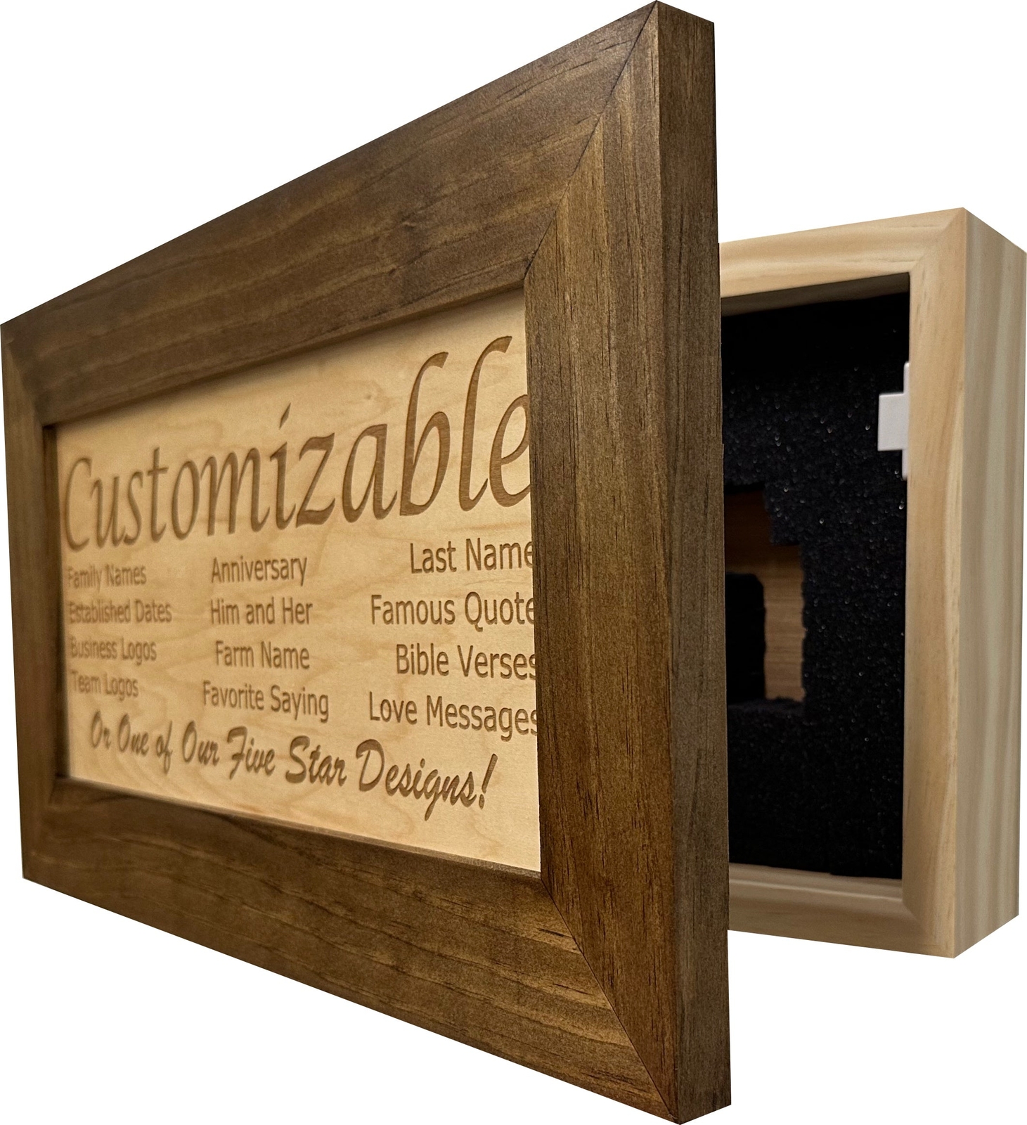 Bellewood Designs Bellewood Designs Customizable Gun Cabinet Wall Decoration - P