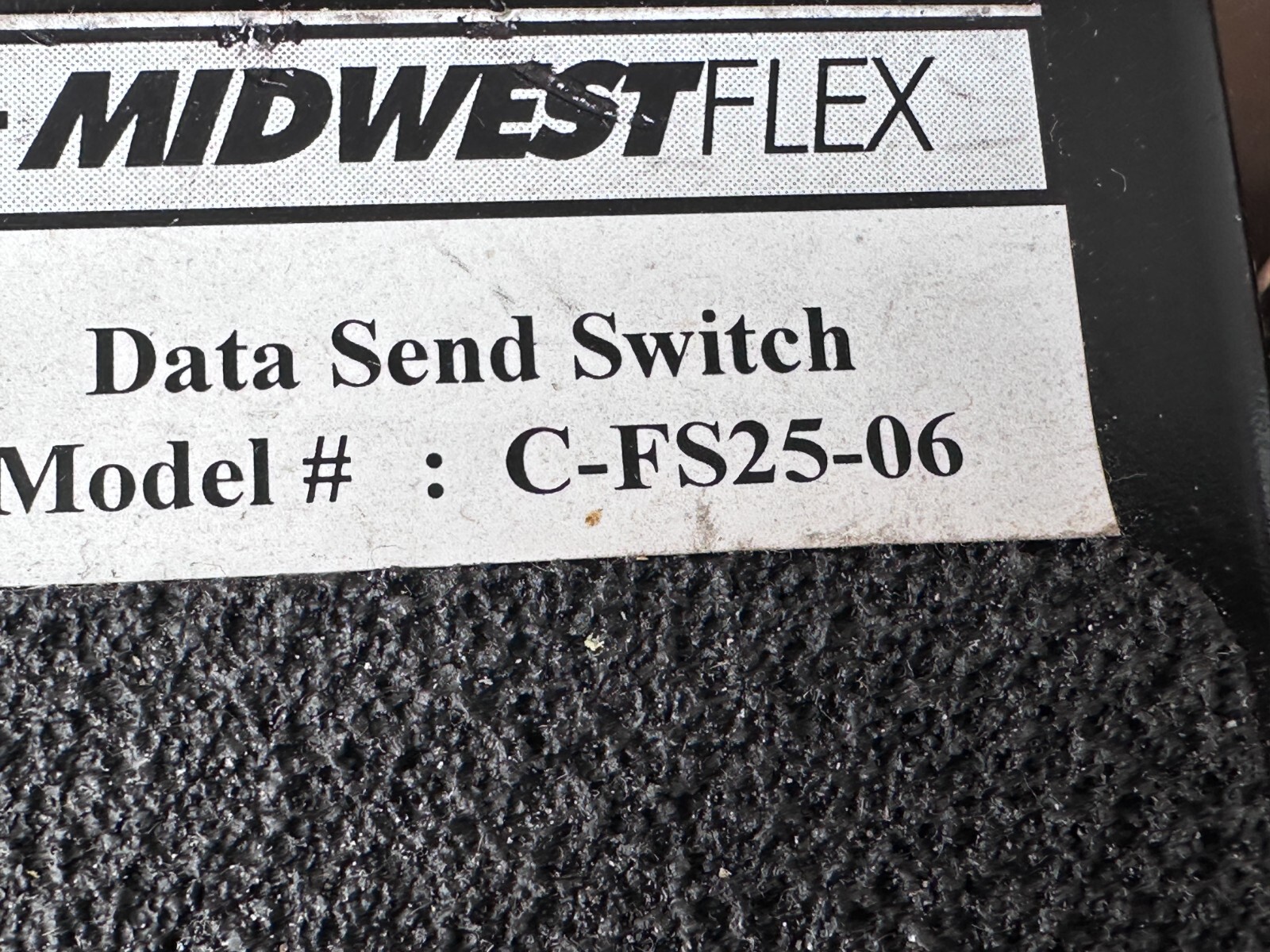 Midwest Flex C-FS25-06 Data Send Switch (Lot of 3)