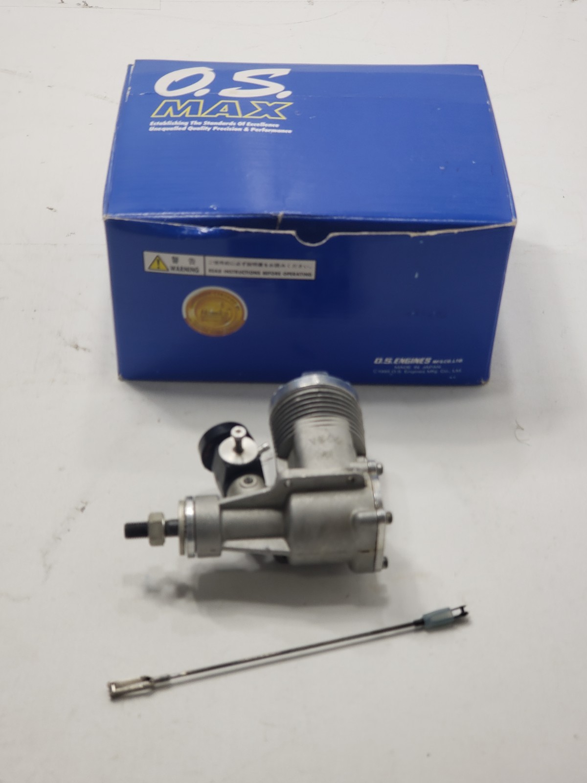 O.S. Max 61FX .61 RC Airplane Glow Engine w/ Veco Muffler & Original Box
