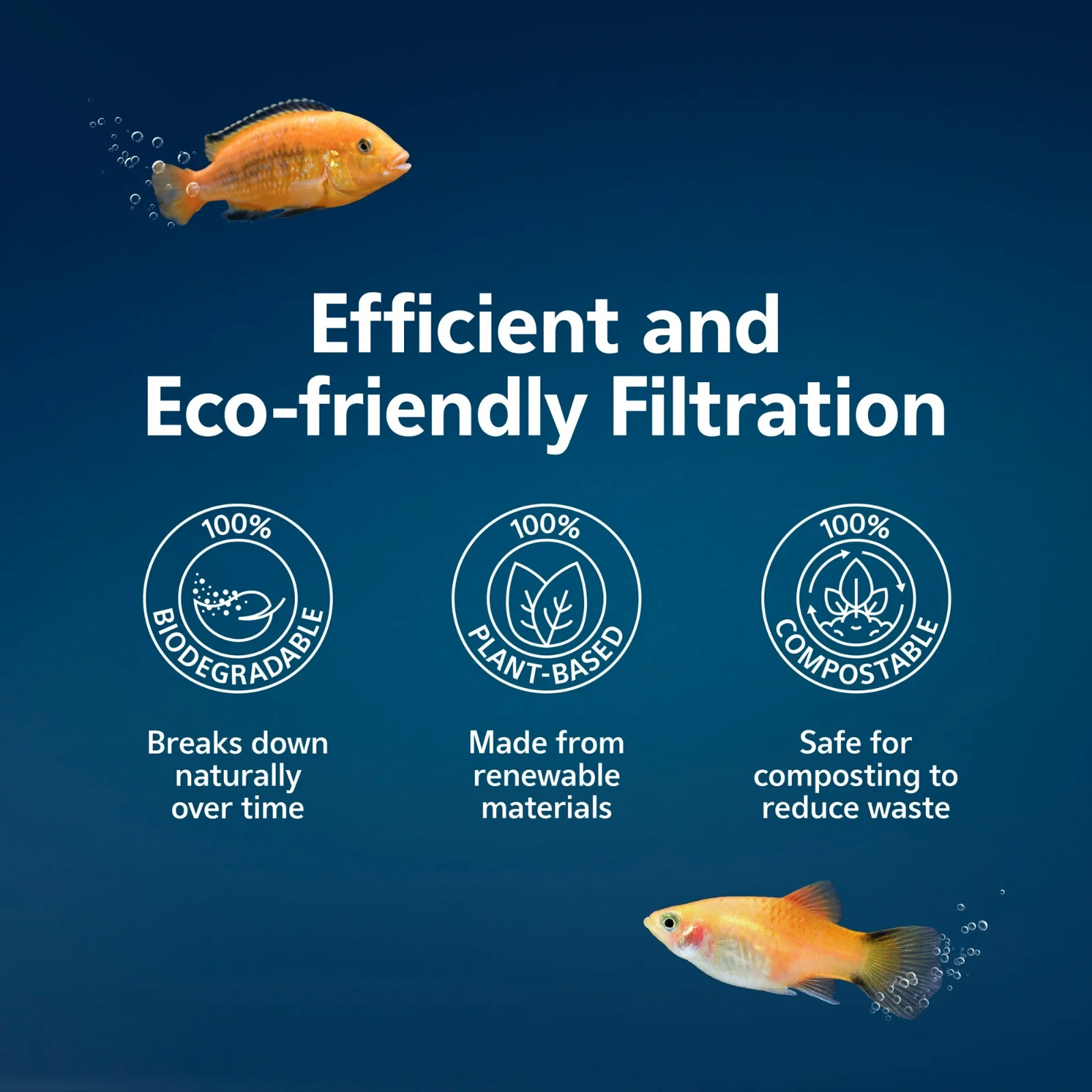 Aqueon EcoRenew Replacement Filter Cartridges Medium, 3-Pack