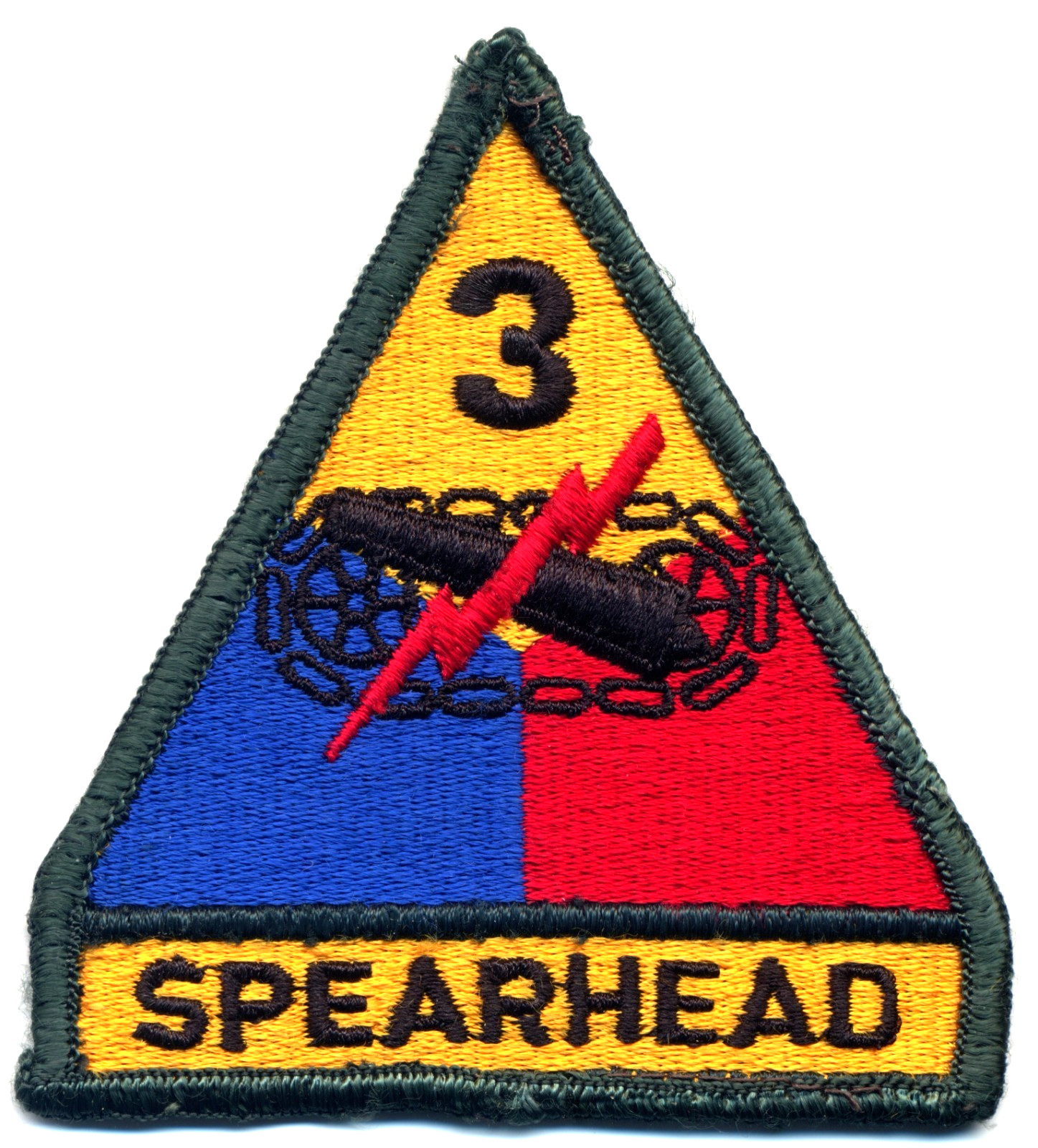 US Army Shoulder Patch -  3rd Armored Division V5