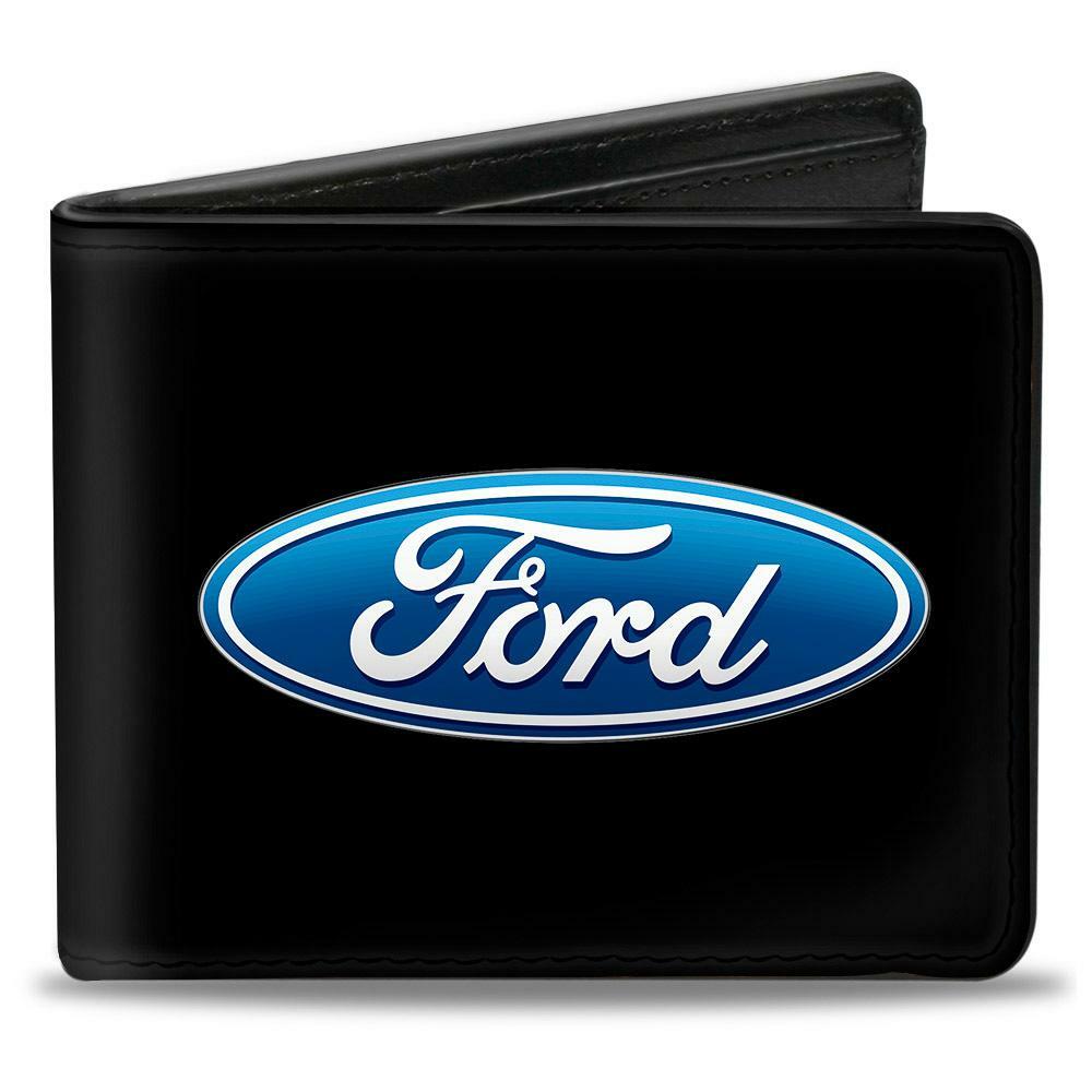 Wallet - Blue Ford Oval Bi-Fold - Worldwide Shipping! Free Shipping to USA 😎😎