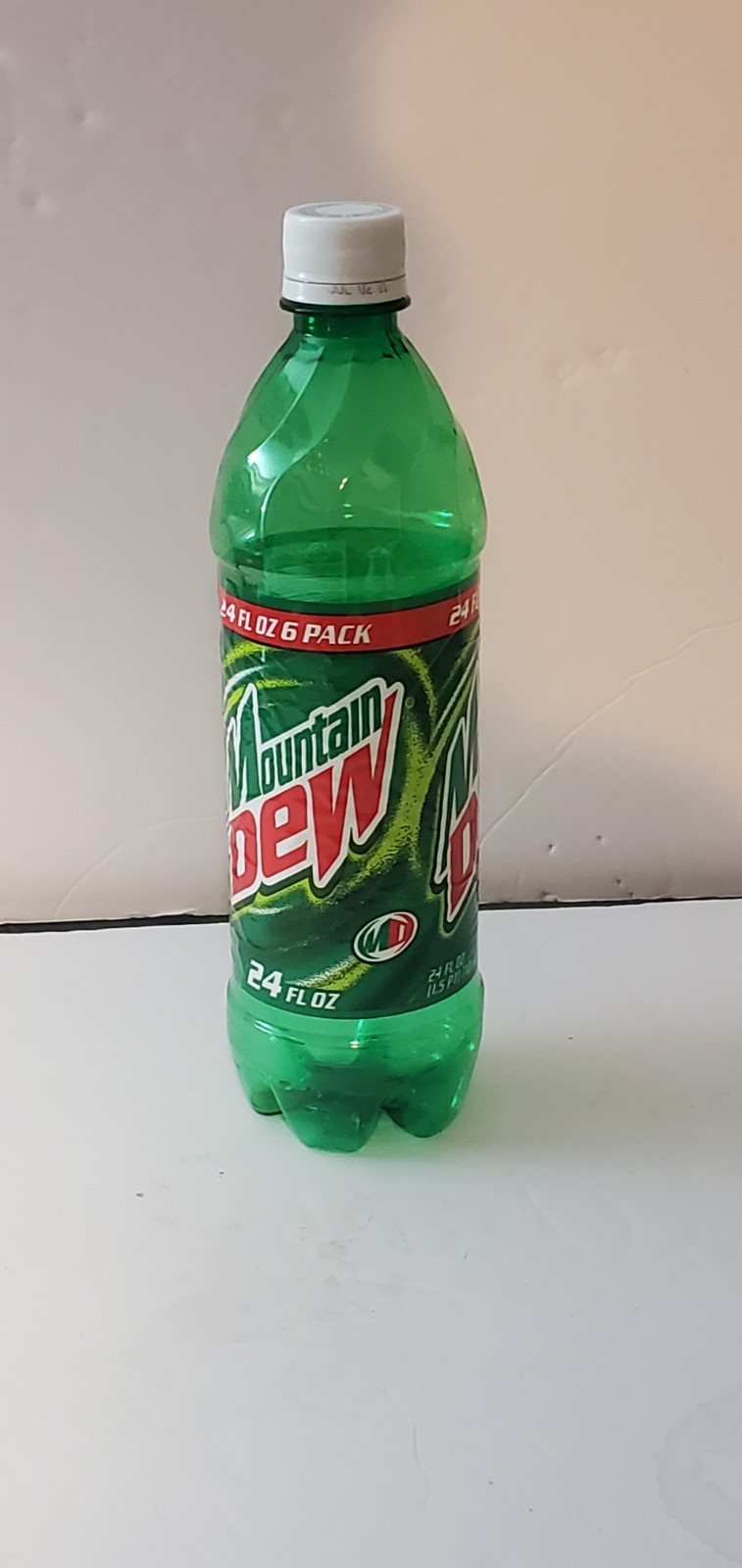 2001 Mountain Dew 24oz Bottle Empty Great Shape