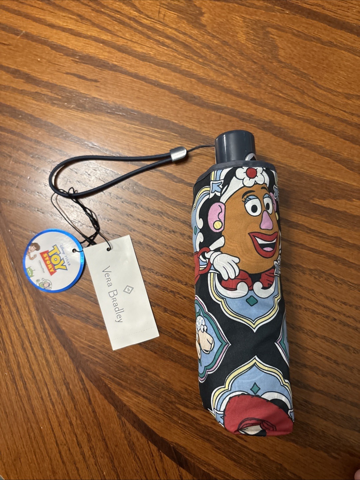 Vera Bradley Disney Pixar Toy Story Chest Navy Blue Mini Umbrella NWT