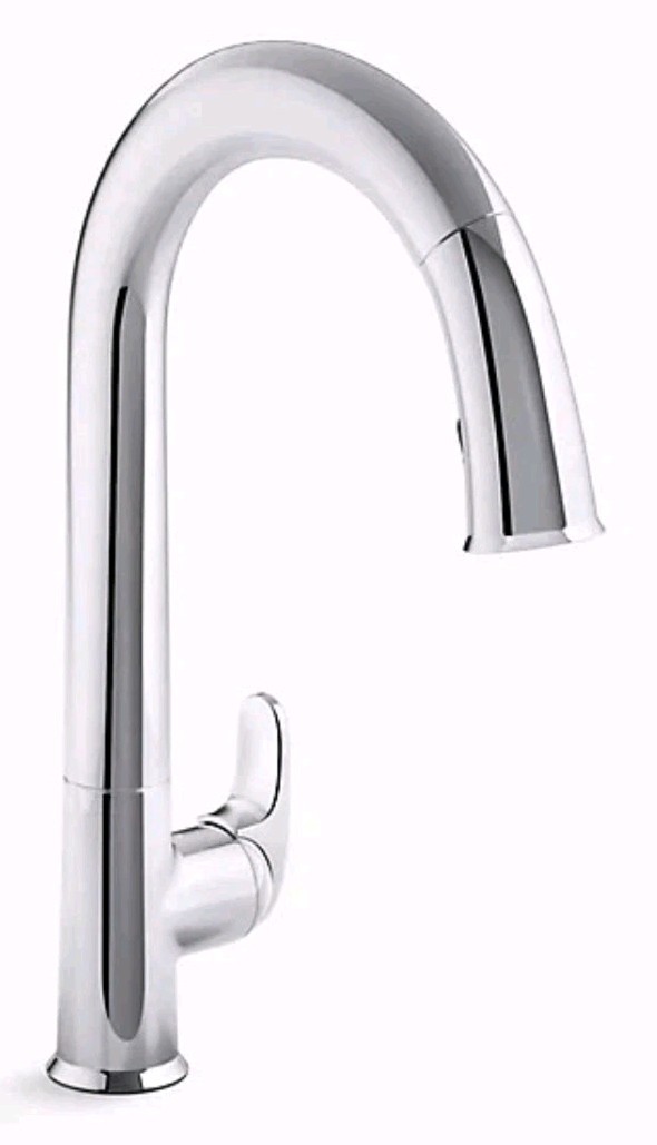 Kohler K-72218-B7-CP Sensate AC Power Touchless Kitchen Faucet  Polished Chrome