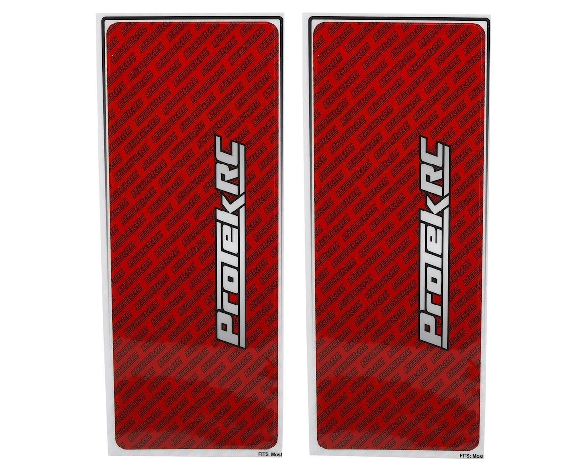 PTK-1102-RED RC UNIVERSAL CHASSIS PROTECTIVE SHEET (RED) (2) (12.5X33.5CM)