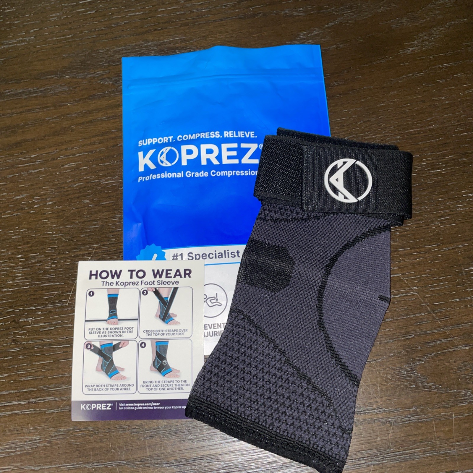 NEW Koprez Plantar Fasciitis Sleeve - Plantar Fasciitis Relief 2XL XXL