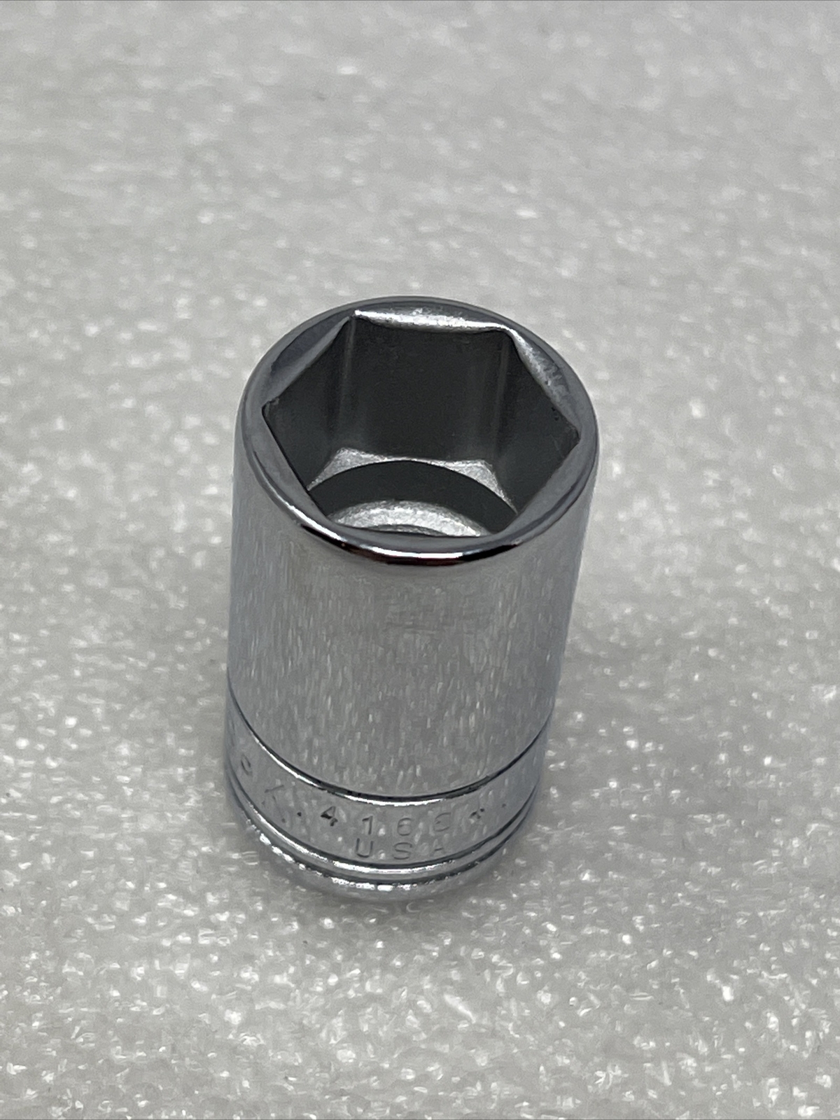14mm SK Hand Tools 1/4" Drive, 6 Point, Semi-Deep Metric Chrome Socket, 41684