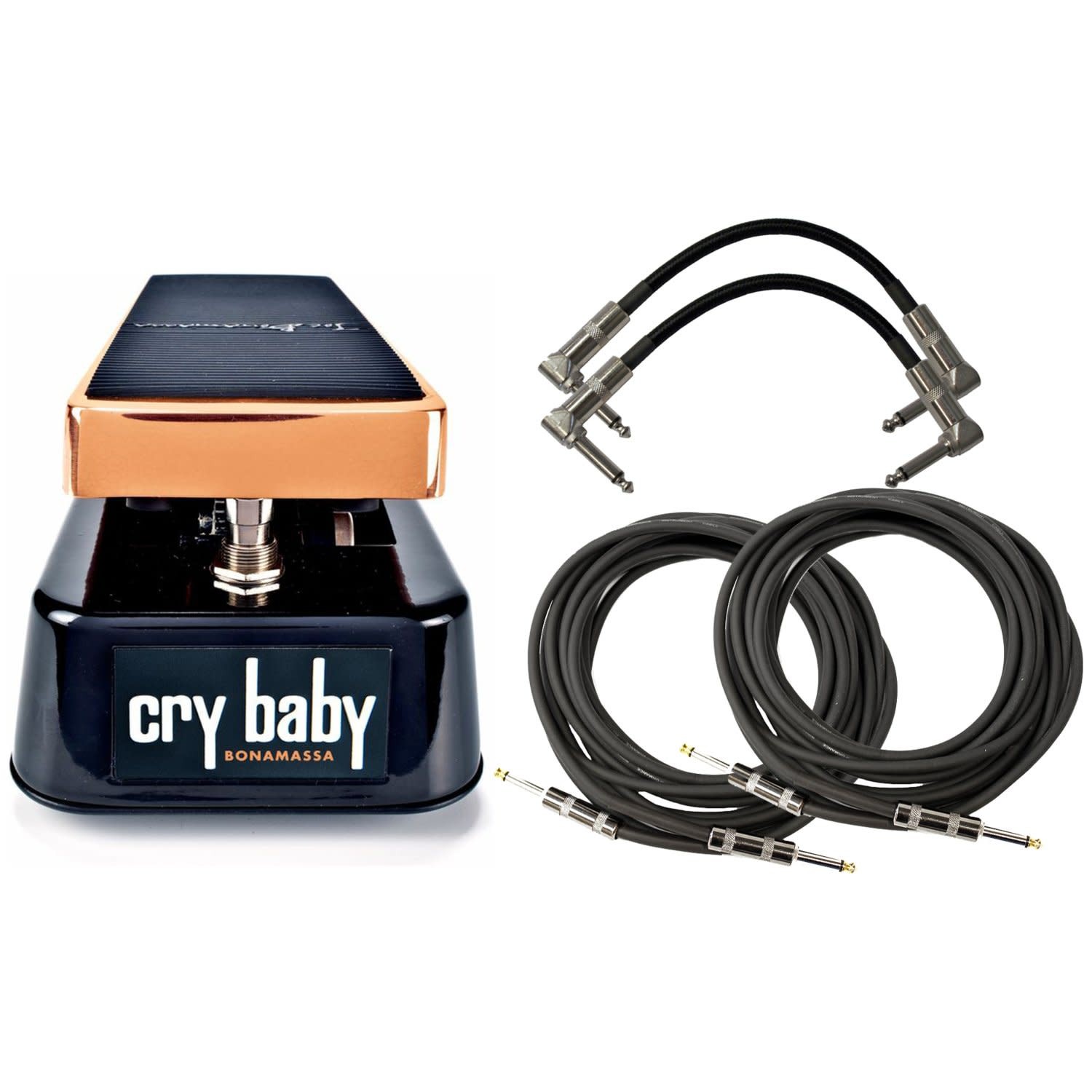 Dunlop Joe Bonamassa Signature Crybaby Wah Pedal w/ 4 Cables