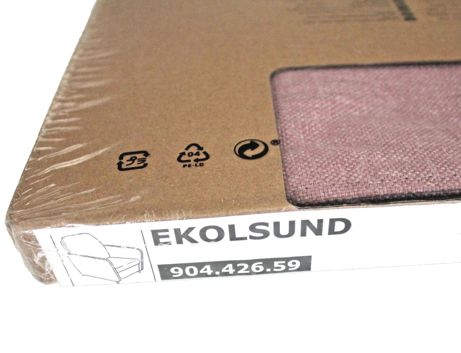 IKEA EKOLSUND Recliner Cover Gunnared Light Brown/Pink 904.426.59-NEW