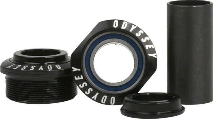 Odyssey BSA Bottom Bracket - 68 mm Shell Width 19mm Spindle Aluminum Black