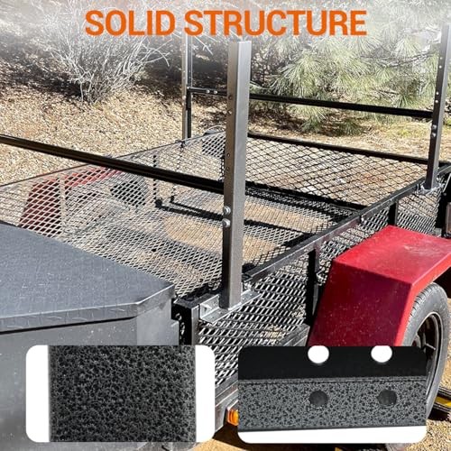 Adjustable Roof Ladder Racks for 4'-7' Enclosed Trailers/Cargo Vans/Trucks: