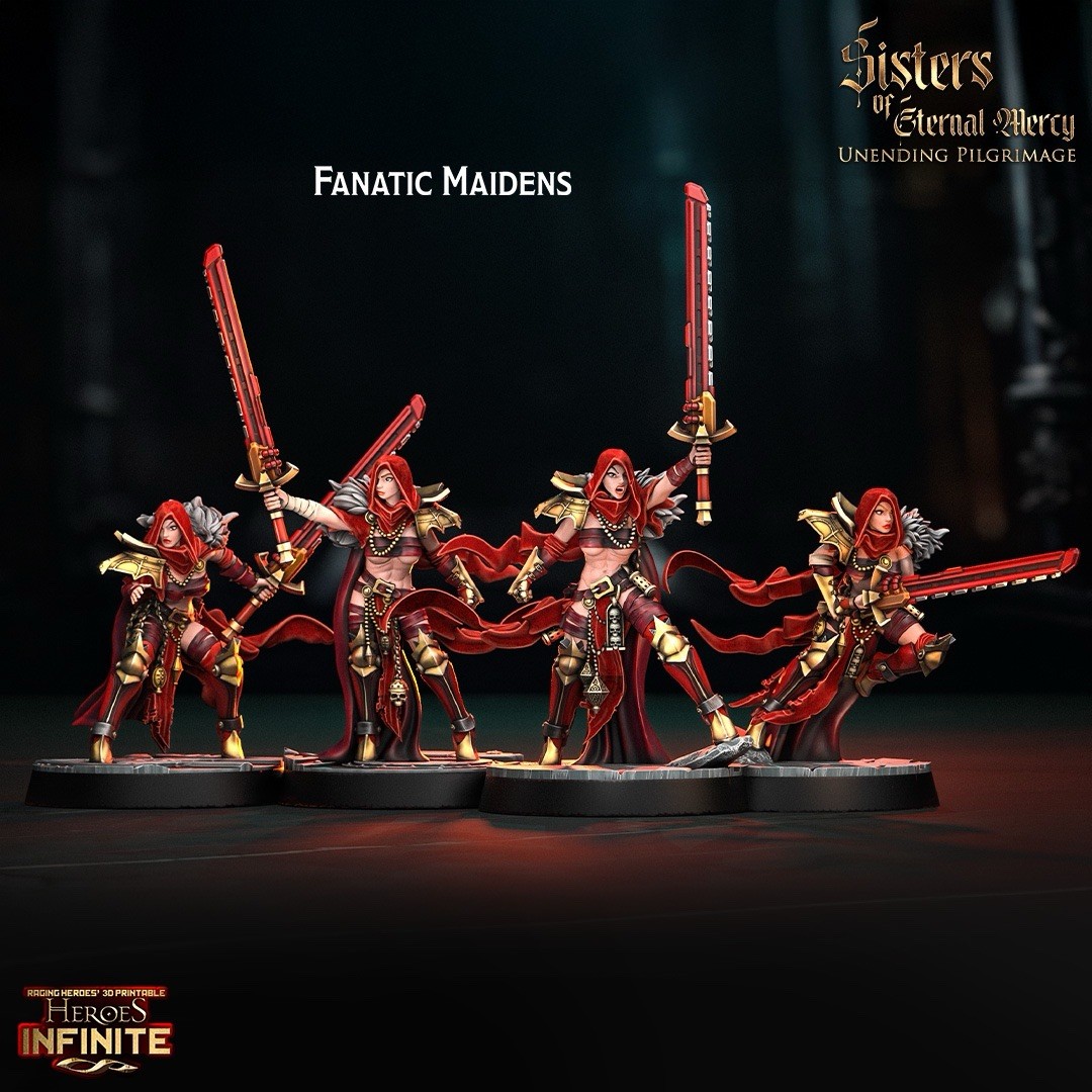 Repentia Proxies 9 Models In 12k Resolution With 32mm Bases