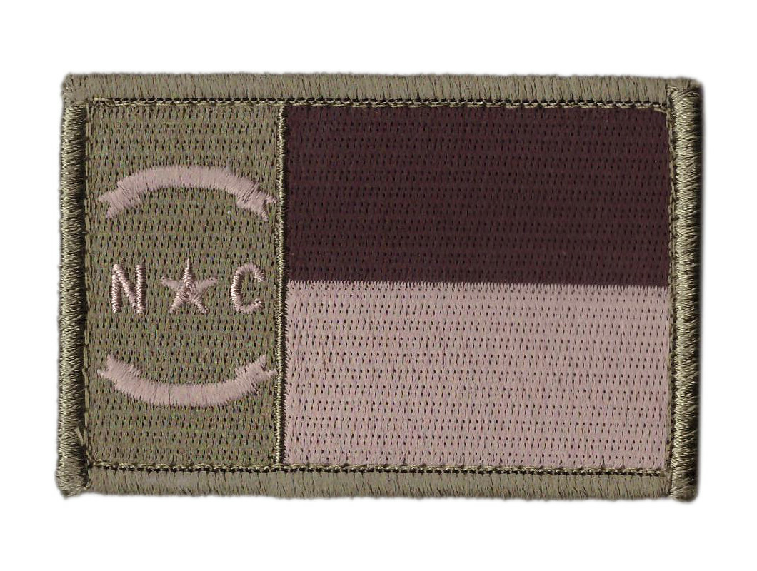 Multicam North Carolina State Flag Morale Patch for VELCRO® BRAND Hook Fasteners